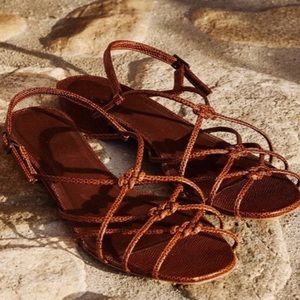 Dôen Corsica Sandal - 37 - Cognac Leather